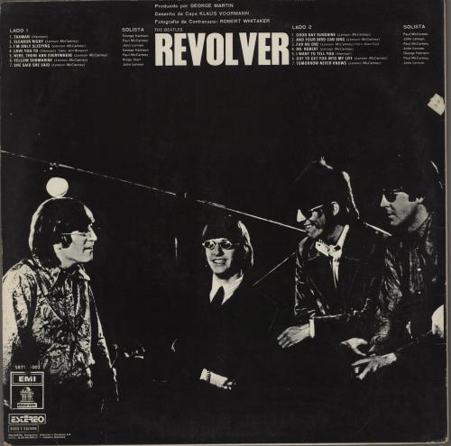 The Beatles Revolver - Yellow Odeon Brazilian vinyl LP album